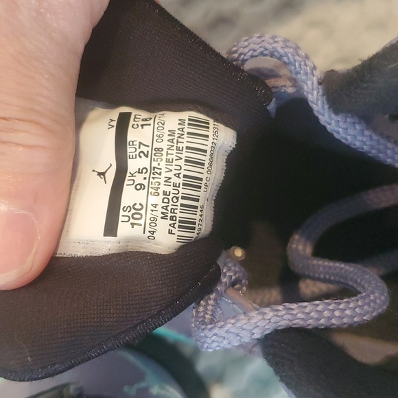 Nike Air Jordan 6 Retro GG Iron Purple Turquoise (#3) - Picture 8 of 8